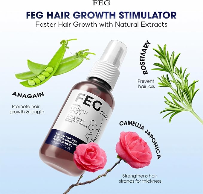 FEG Plus Fast Hair Growth Spray          بخاخ FEG Plus لنمو الشعر السريع