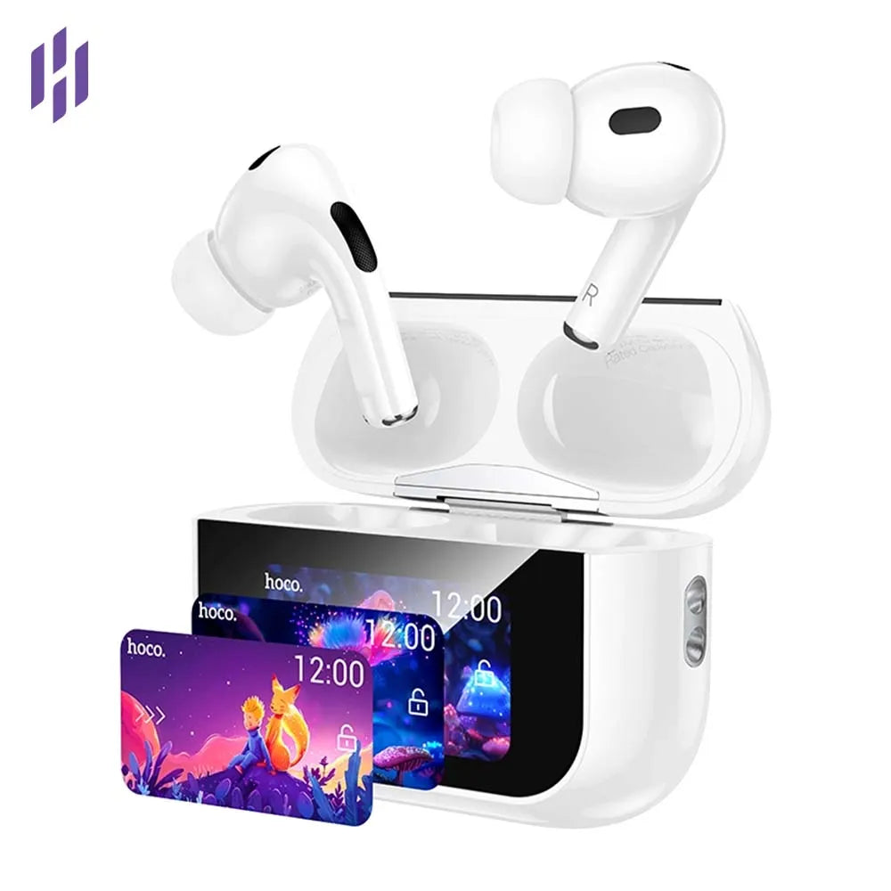 Earphone With Touch Screen        سماعات أذن مزودة بشاشة تعمل باللمس وبطارية تدوم طويلاً