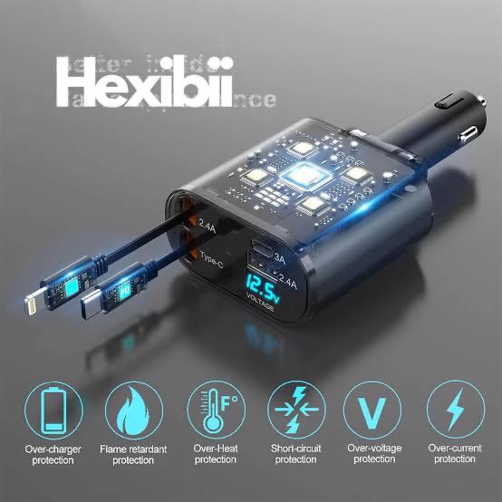 Retractable Fast Car Charger