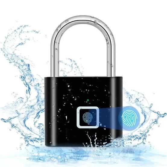 Fingerprint Padlock        لا مزيد من قفل المفتاح، فقط استخدم قفل بصمة الإصبع
