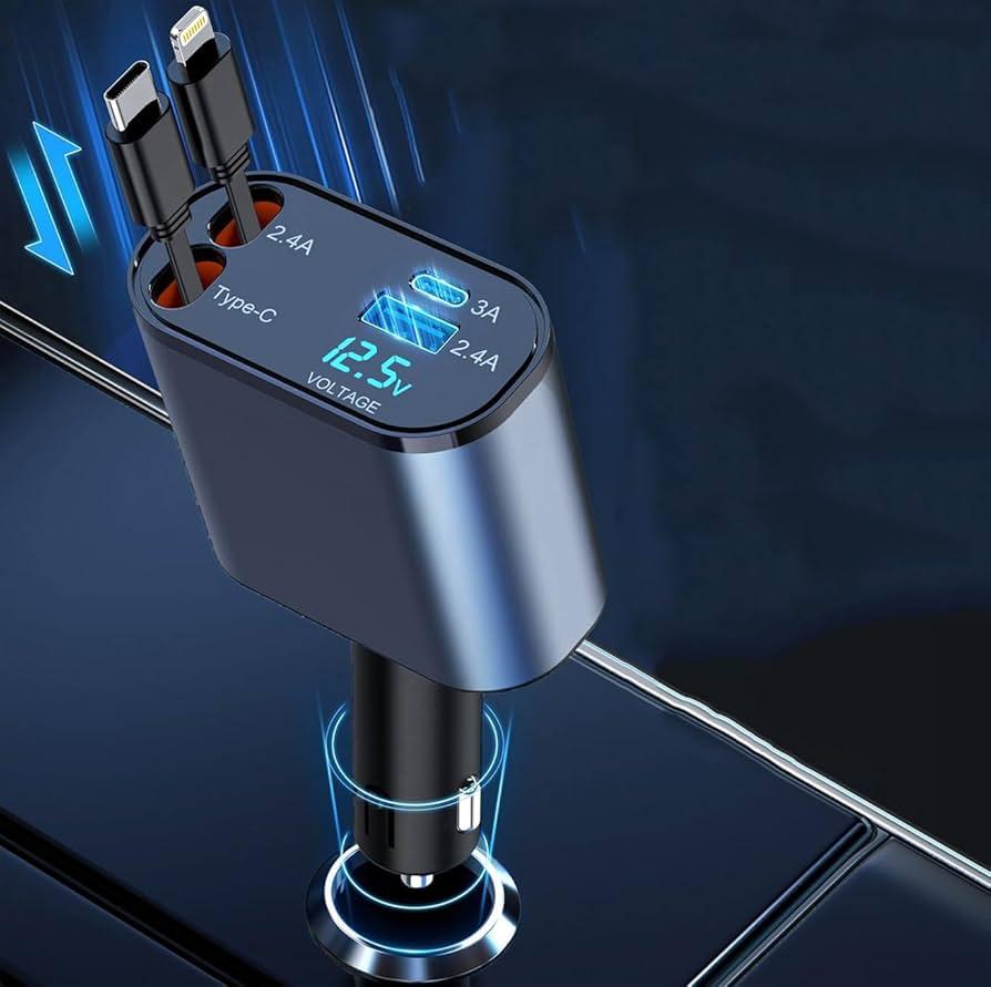 Retractable Fast Car Charger